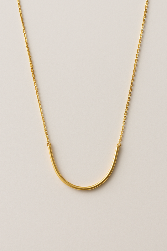 Minimal altın kolye